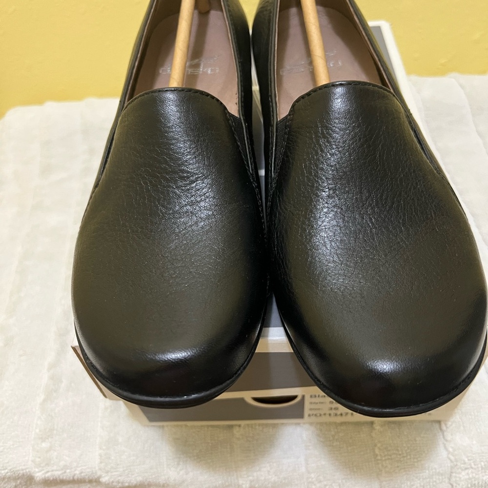 Dansko Black Slip-On Shoes